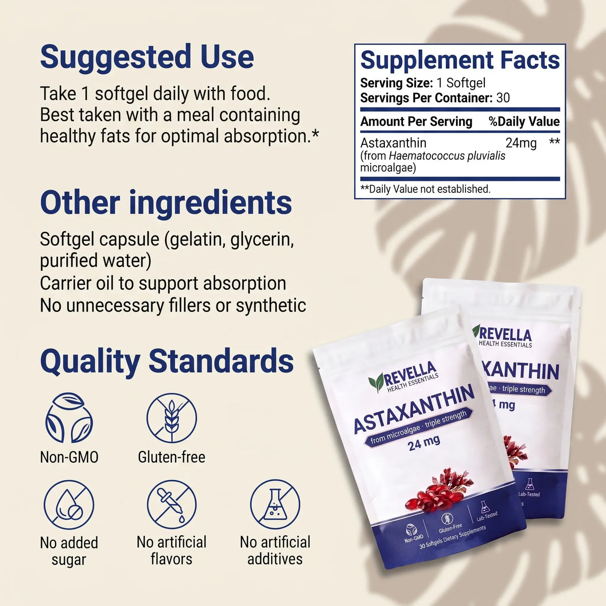 Revella Astaxanthin - King Of Antioxidants
