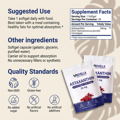 Revella Astaxanthin - King Of Antioxidants